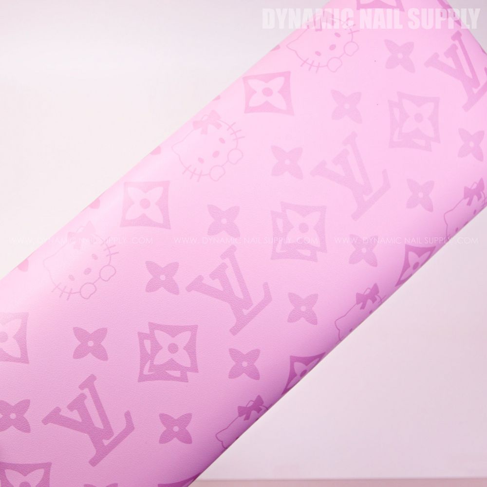 pink LV kitty armrest pillow - 2
