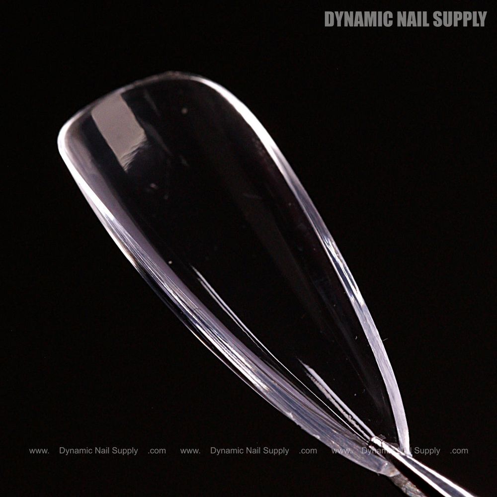 clear stiletto gel-x nail tips - 10